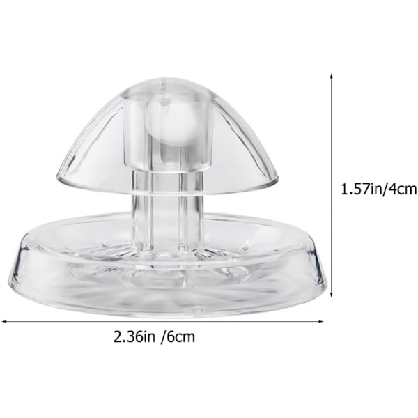 Transparent snigel catcher akvarium snigel fällor plast fisk tank snigel