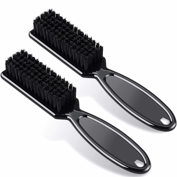 2 stycken barberbladrengöringsborste hårklipparborste nagelborste