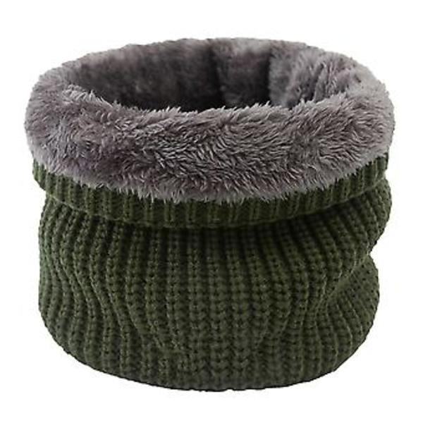 Mäns Mjuk Halsvärmare Gaiter Grön