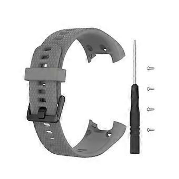 Armband för Garmin Vivosmart HR Band Silikon Armbandsur Rem för Garmin Vivo Smart HR Smart Armband Sport Armband Fitness Tracker (mörkgrå)