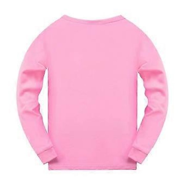 Taylor Swift Långärmad Pyjamas Set Barn Pjs Sovkläder Nattkläder Swiftie Fans Gåva (11-12 År Rosa)