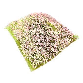 Græsrede Model Simulation Turf Terræn Model Kunstgræs til Tog (pink)