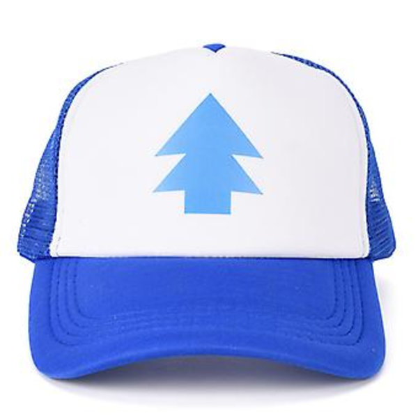 Dame og Herre Trucker Baseball Cap Pine Tree Dipper Gravity Fall Mesh Hat Justerbar (58-60CM)