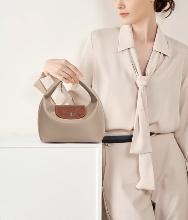 Nylon Multifunktionel 3-i-1 Skuldertaske Khaki