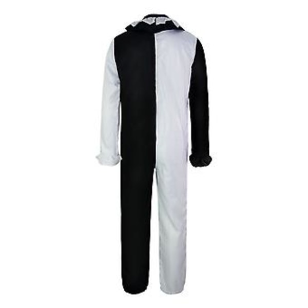 Voksen Halloween Terrifier Kostume Art The Clown Cosplay Jumpsuit Party Horror Film Killer Clown Fancy Dress Up (3XL)