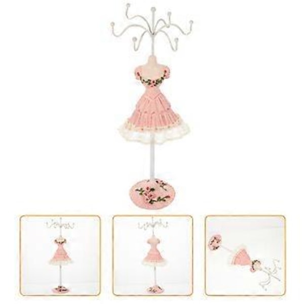 Mannekäng Halsband Display Organizer Modell Klänning Smycken Örhänge Displayställ