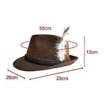 Panamahatt Høst Vinter Jazzhatt Fedora Hatt Mote Tørrens Solid Hatt (Brun)