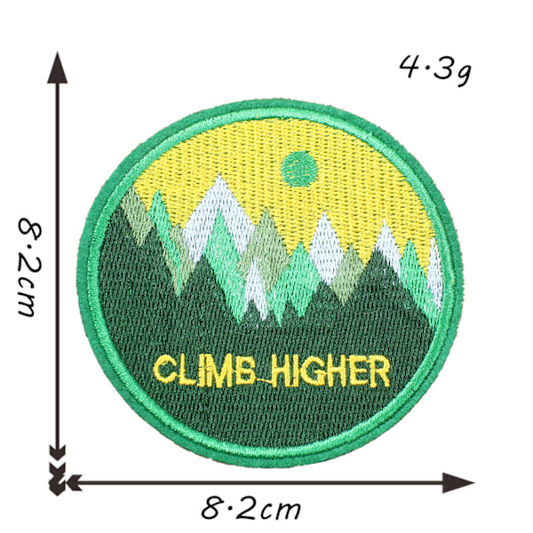 Stryge-på patches til børn og voksne 10 stk.