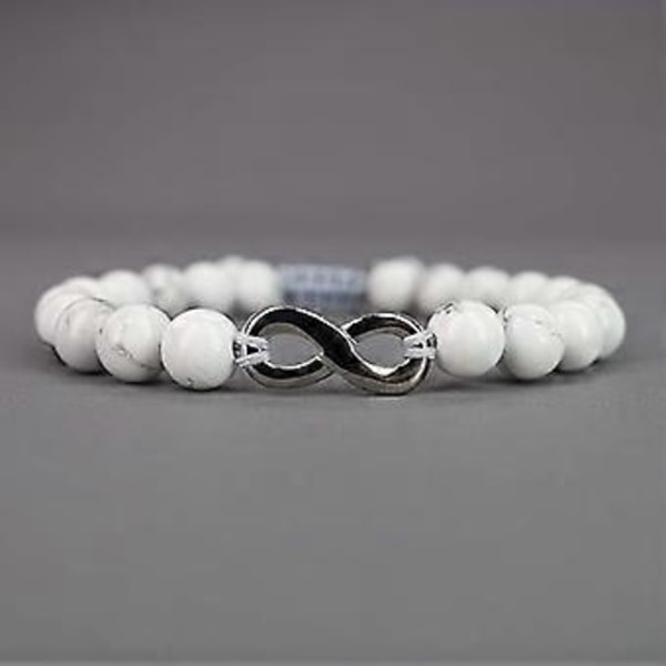 Armband för par Charm Infinity Stone Justerbart