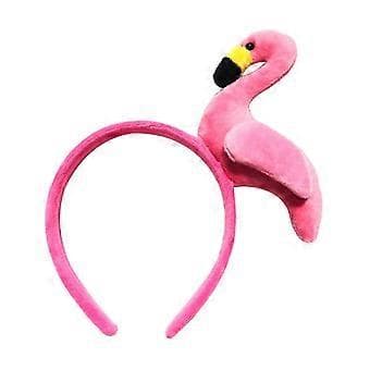 Flamingo Hodebånd Kostyme Dyrehodeplagg Hodeplagg for Ferie Scene (Rose Rød)
