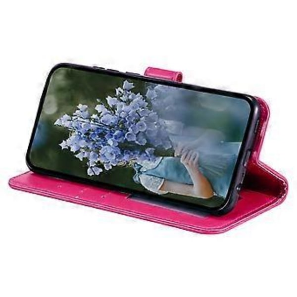 Til Xiaomi Redmi A3/Poco C61 4G Etui Mandala Blomst Præget Stødsikkert Læder Telefonpung Co(Rose)