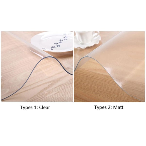 PVC Transparent Chair Mat For Carpet Living Room Practical Home Office Bedroom 40x60cm