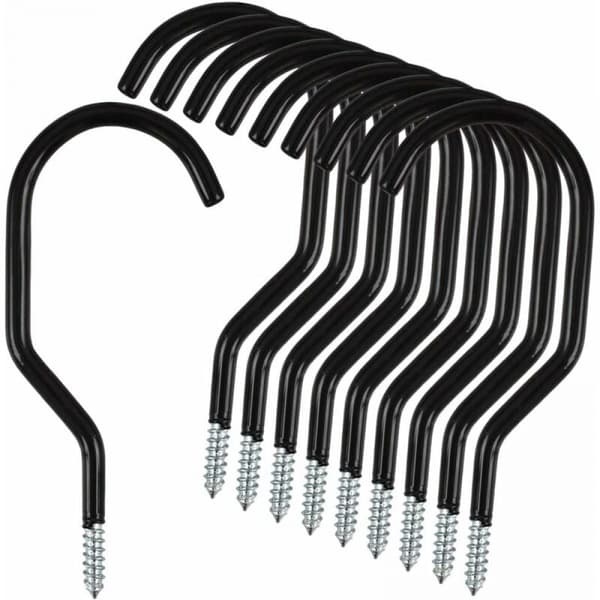 10-pack rostfria cykelkrokar för förvaring, multifunktionella M