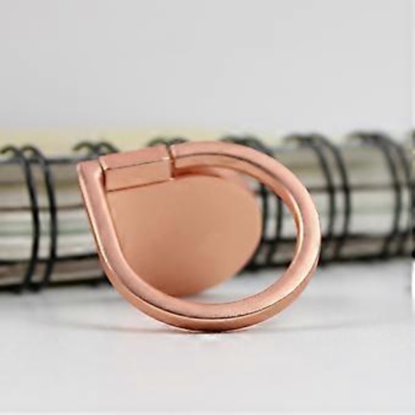 Universell Telefonring Portabel Fingerhållare - Bekväm Hantering 360 Rotation Roséguld