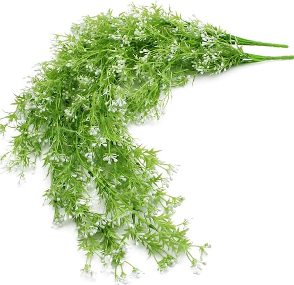 2 stk. Kunstig veggblomstranke Kunstig blomstranke Kunstig I