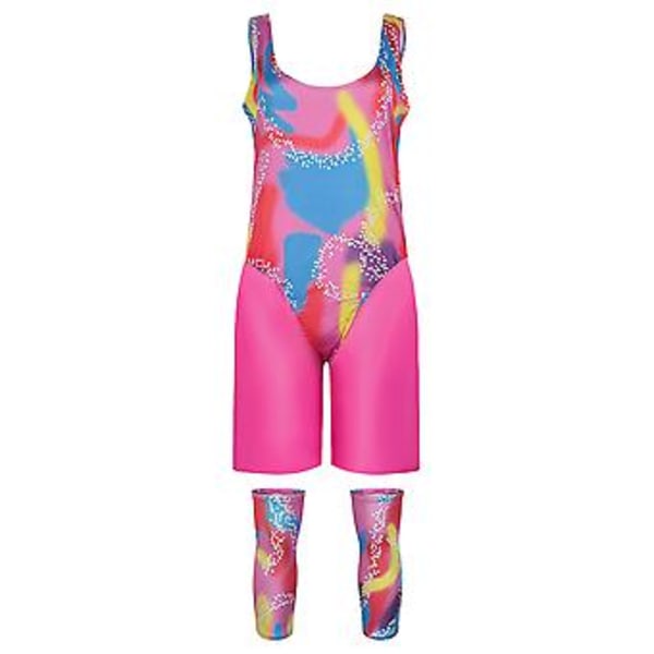Naisten ja Miesten 2023 Elokuva Barbie Margot Robbie Ken Cosplay Halloween Karnevaaliasu Yhtenäinen Puolue Hieno Pukeutuminen Urheiluasut (2XL Nainen)
