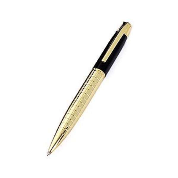 Luksuriøs Metal Graveret Twist Kuglepen Business Signatur Rollerball Business (Guld)