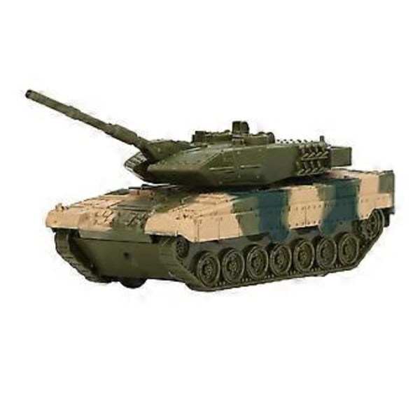 Tank Model Legetøj Alloy Træk Tilbage Bil Model Børn Drenge Simuleret Die-Cast Lyd Lys Køretøj Legetøj med Soldat Model( )