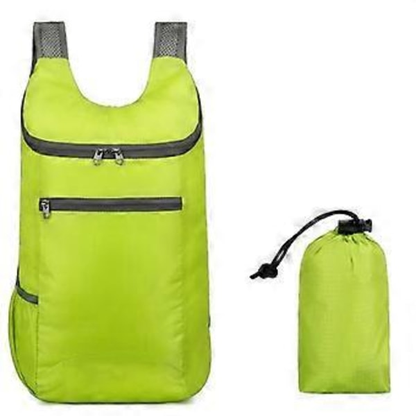 Vedenkestävä Taittuva Reppu Ultralight Leirintäreppu Ulkoilma Päiväreppu Miehet Naiset Taittuva Matkustaminen Vaellus Pyöräily Reppu (Tyyli F)