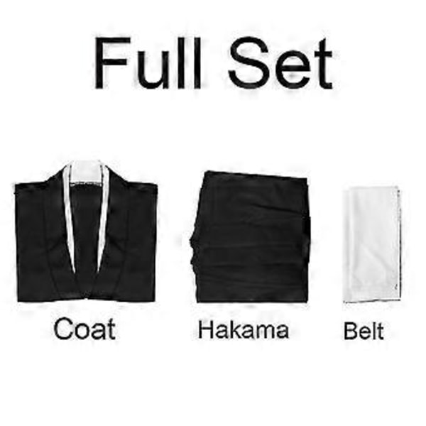 Bleach Kuchiki Rukia Cosplay Kostumer Kurosaki Ichigo Die Pa Soul Society Shinigami Kimono Fuld Outfit Tusindårs Blodkrig-e(XXL Kvinde Størrelse)