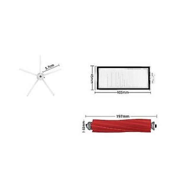 Hepa-suodatinmopit Q7 Max, Q7 Max+, T8 -imurille, lisävarusteet