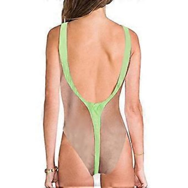 2023 NYHET Dam Baddräkt i Ett Stycke Galaxy Taco Cat Magekontroll Baddräkt Strandkläder Bikini Monokini (S Grön)