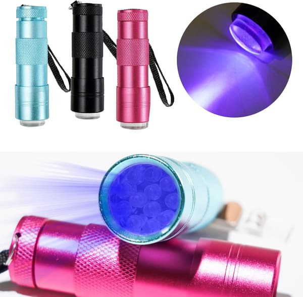Pinkki - 1 kpl Mini UV-kynsilakan taskulamppu, LED UV-kynsilakan