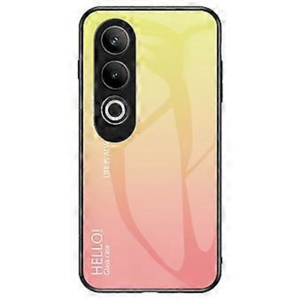 Til OnePlus Nord CE4 5G Etui Hærdet Glas Gradient Farve Telefon Cover (Style J)