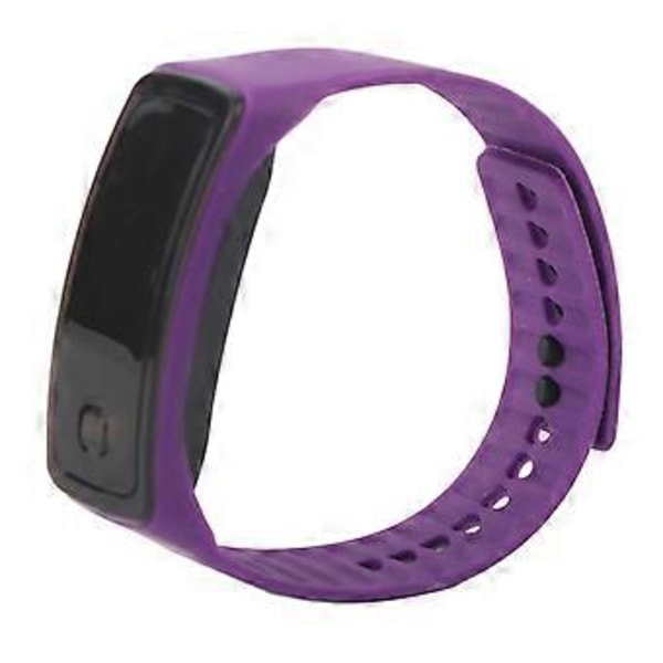 LED Klokke Sport Silikonrem Digital 12-timers Skive Elektronisk Display Armbåndsur