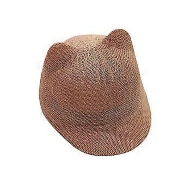 Olkihattu vauvalle pojalle tytölle, yksivärinen kesäinen aurinkohattu, hengittävä korvilla, ranta lasten monivärinen valinnainen (Pinkki)