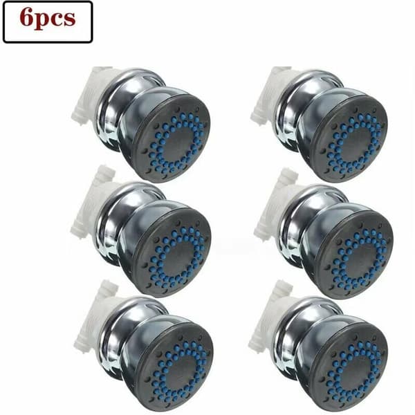 6 stk side spray hode, side spray hode, massasje spray hode