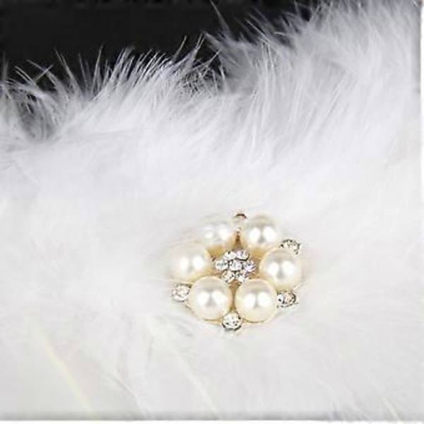 Englevinger og Rhinestone Hodebåndsett Fjærvinger Festivalfeiring Bursdagsprop Englekostymer for Jenter Gutter (hvit)