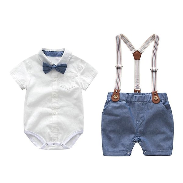 Summer- Gentleman Birthday Suits For Baby Blue 24M