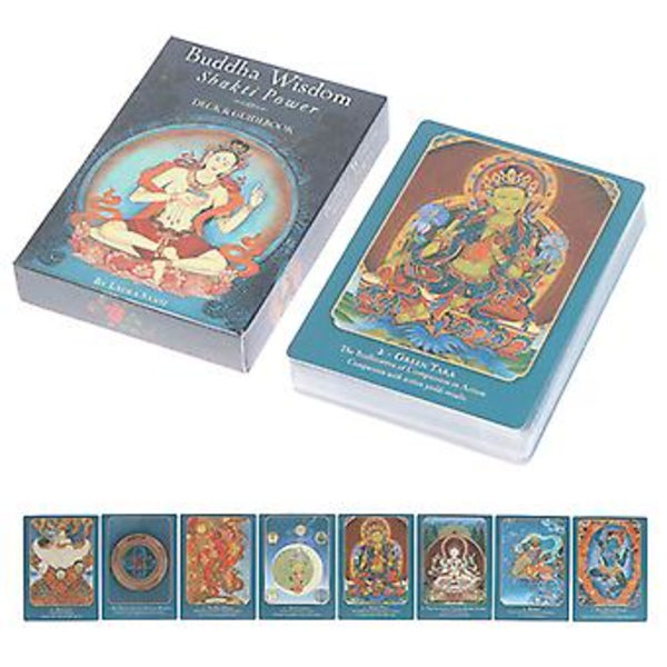 Buddha Wisdom Shakti Power Oracle Card Tarotkort Profetia Spådom Brädspel