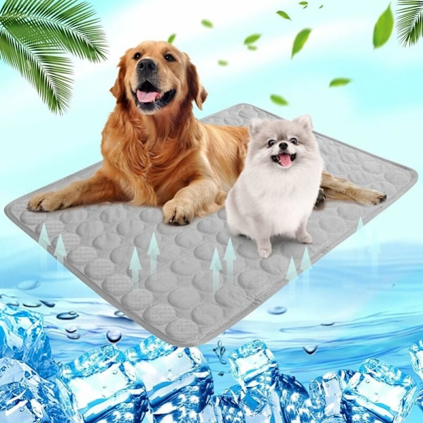 L（70*55cm） Dog Cat Cooling Mat - Summer Self-Cooling - Washable -