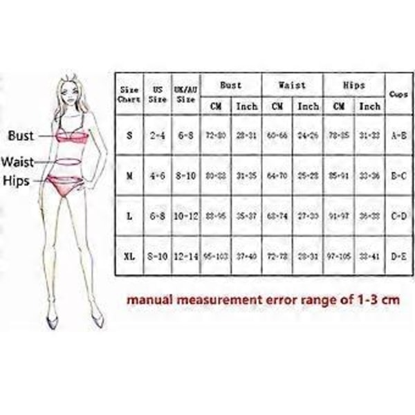 Sexig Dam Djup V-ringning Hög Midja Multi-Way Bandage Baddräkt Baddräkter i Ett Stycke (XL RÖD)
