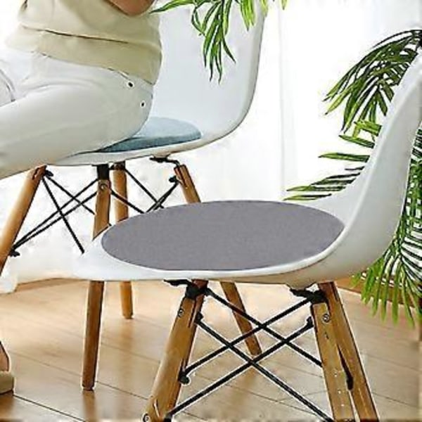 Irrotettava tyyny, pyöreä memory foam -tuolinpehmuste, liukumaton pehmeä hengittävä istuintyyny (35*24CM style2)