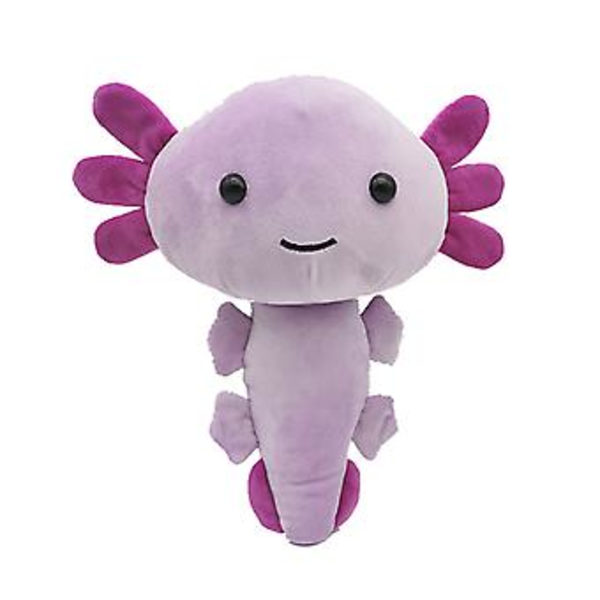 Piirretty Plussinen Axolotl Pehmolelu Kawaii Eläin Axolotl Plushies Hahmo Nuken (Violetti)