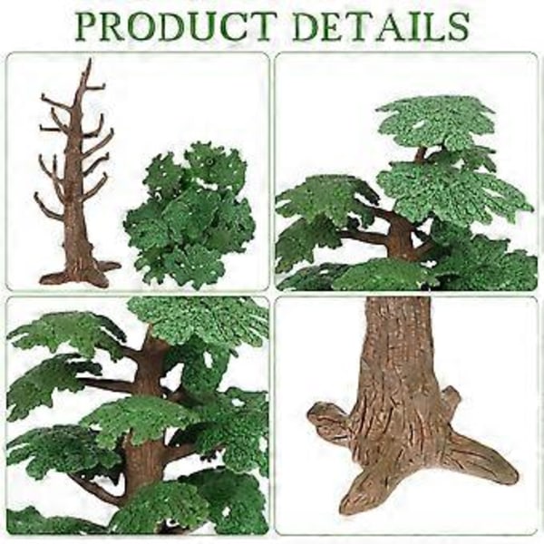 Simuleret Træmodel Miniature Cypress Træ Dekoration Levende Falsk Træ Ornament til DIY Landskabs Scenarie Håndværk