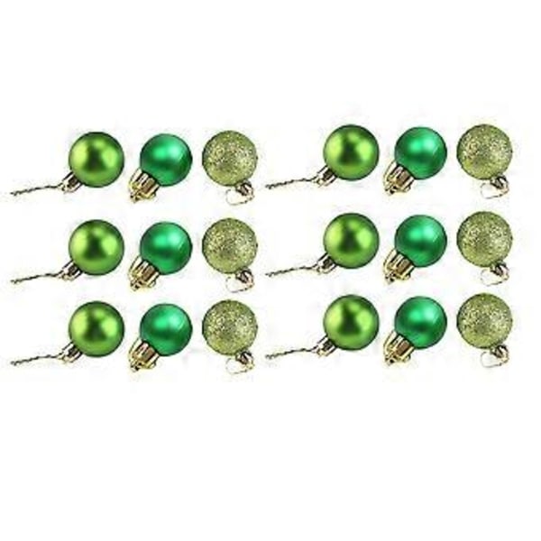 24 stk. Julekrybbe Ornamenter Juletre Dekorativ Pynt Kuler Juletrær Hengende Pynt DIY Ornamenter Kuler