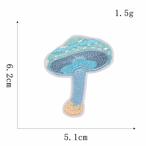 12 pakke tegneserie patches, broderede stof patches