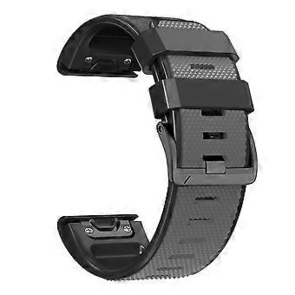 Type I Diamanttekstur Urrem til Garmin Tactix 7 Pro/Fenix 7X/6X Pro/5X Plus, 26mm Tofarvet (Style I)