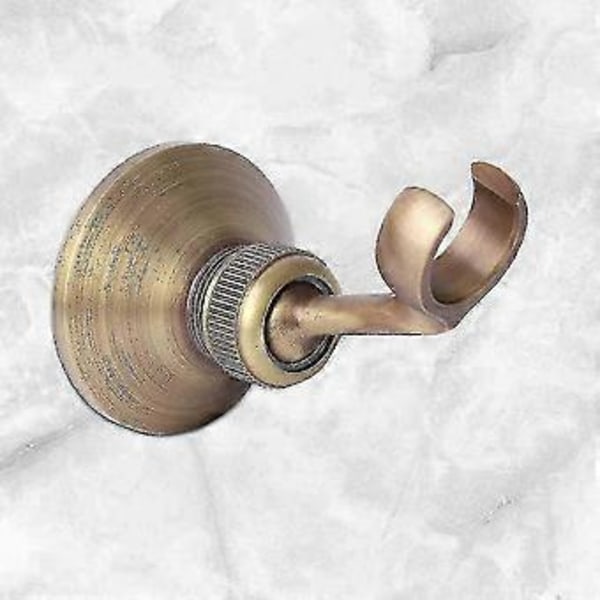 Retro-suihkupään teline seinäkiinnitys, säädettävä messinki suihkuvarren teline eurooppalaisella messinkillä