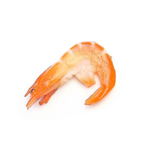 Cute imitation food keychain simulation shrimp keychain key ring food pendant