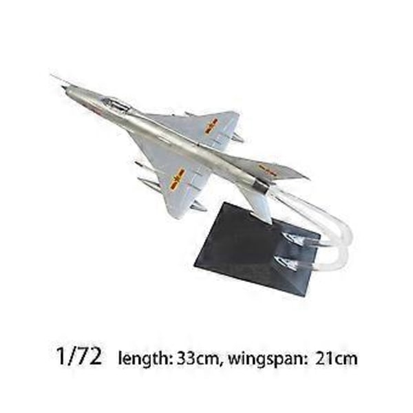 1/72 Stridsflygplansmodell Simuleringsplanmodell för Kontor Hem J-20( J-7)