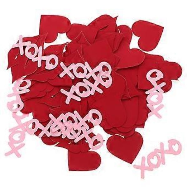 1 Set Confetti Romanttinen Ystävänpäivä Häät Confetti Tarvikkeet Paperi Confetti (Kuva 1)