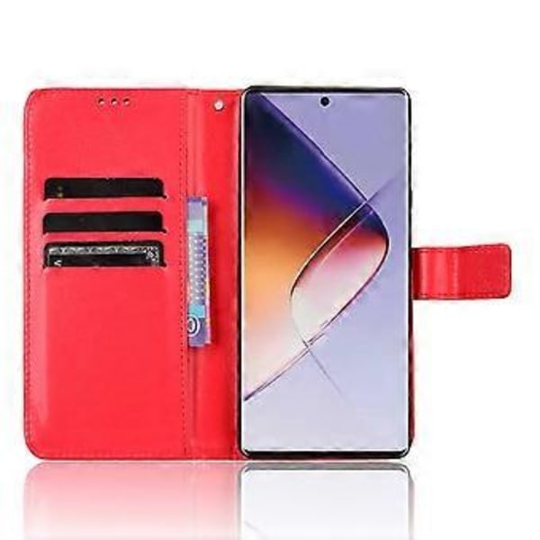 Til Infinix Note 40 5G X6852 Etui PU Læder Crazy Horse Tekstur Telefon Cover med Pung (Style B)