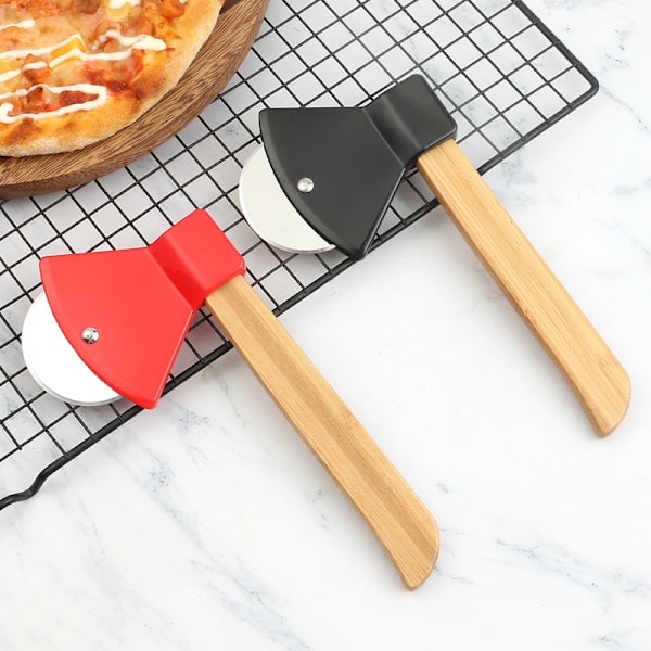 2 st Pizza Cutter Pizza Cutter Rostfritt Stål Pizza Cutter