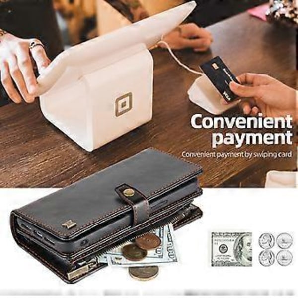 Plånboksfodral för iPhone 15 - svart