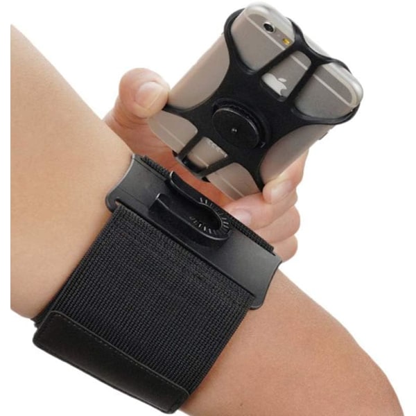 Sportarmband, handledsband, underarmsband för smartphonehållare med